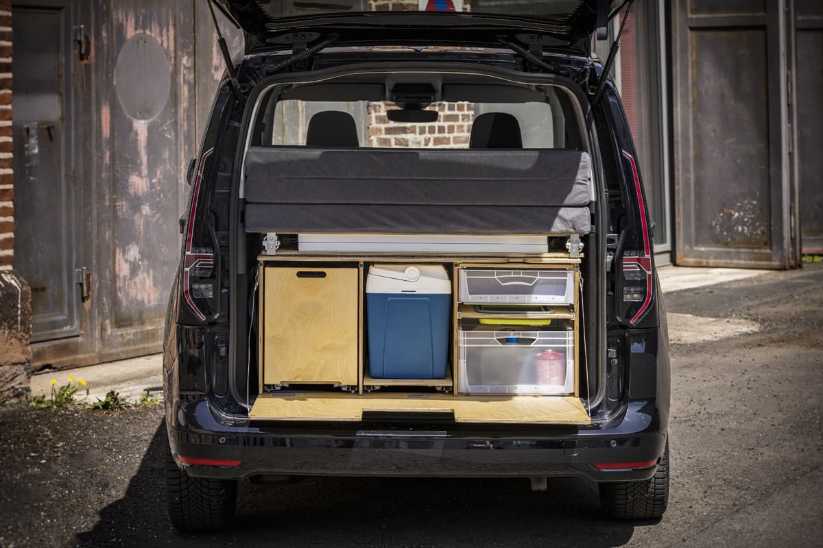 VW Caddy 2021 con módulo camper extraíble · 45.000 km